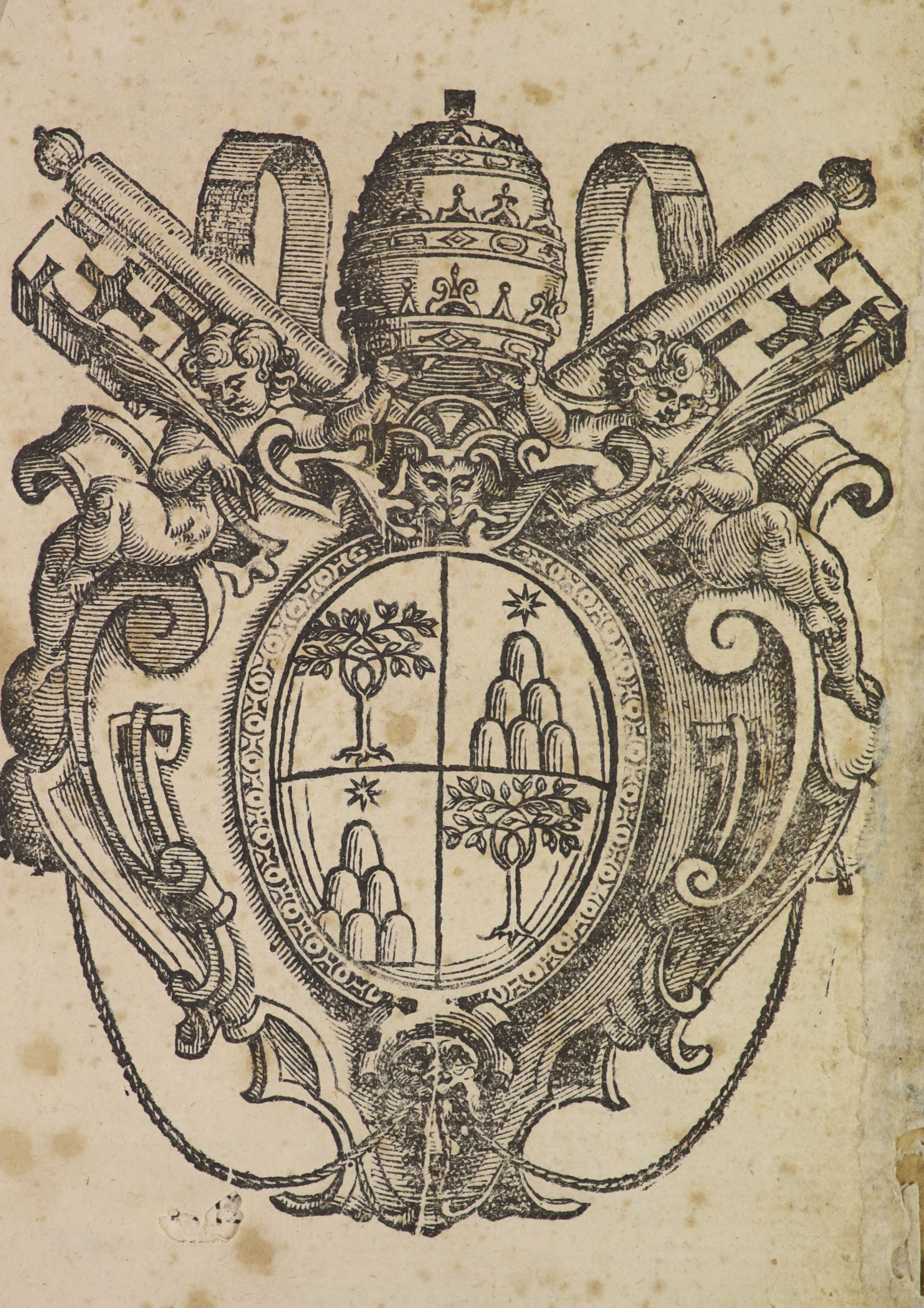 Dubourgdieu, Carolus Valesius. Alexandro VII Divinitas Nutu Delecto Sacrosancta in Terris Christi Sceptra ...